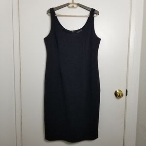 Eileen Fisher Sz.M Sleeveless Charcoal Grey Dress